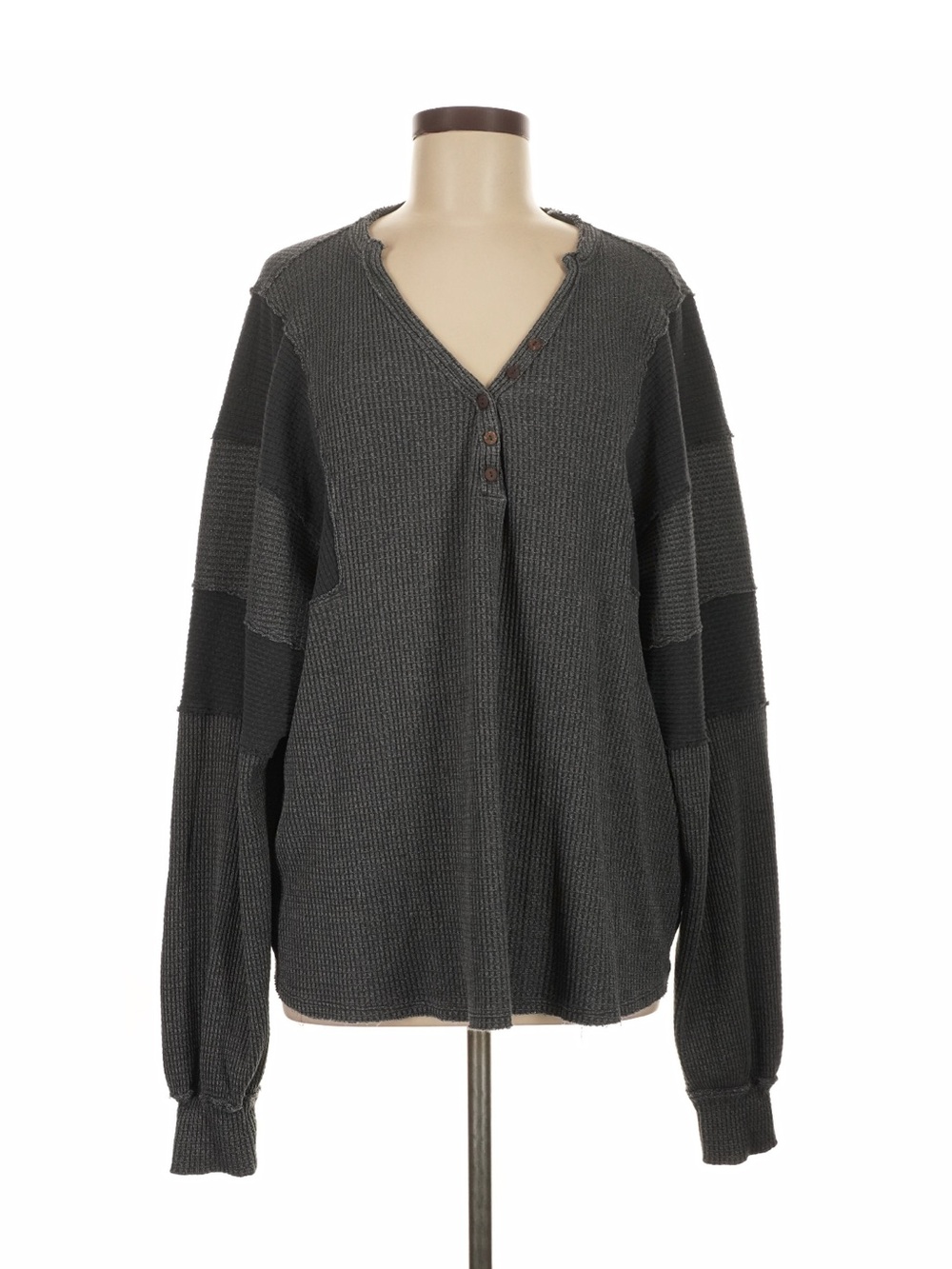 We The Free by Free People Callisto Henley in Washed Black